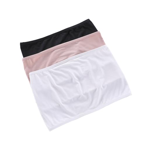 3Pcs Lady Camisole Cleavage Cover Up Overlay Modesty Panel Vest Tanks Bra Anti Peep Invisible