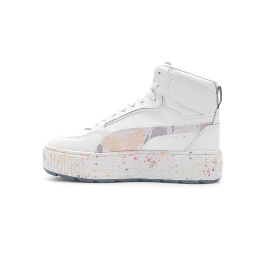 PUMA Kids Girls Karmen Rebelle Mid Tincture Platform Sneakers Shoes Casual - White3