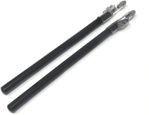 CLARA'S B3 Barber Pencils (2 PACK) - Barber Pencil with Built-in Sharpener | Edge Hairline Razor Trace Pencils | Beard and Hairline Outliner Pencils, Beard Shaping Pencils (BLACK)