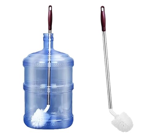Image of Can Cleaning Brush / 360 Rotating Long Handle Cleaner Brush / 20 LTR Water Can Cleaning Brush, Multicolour, Plastic Pack of 1