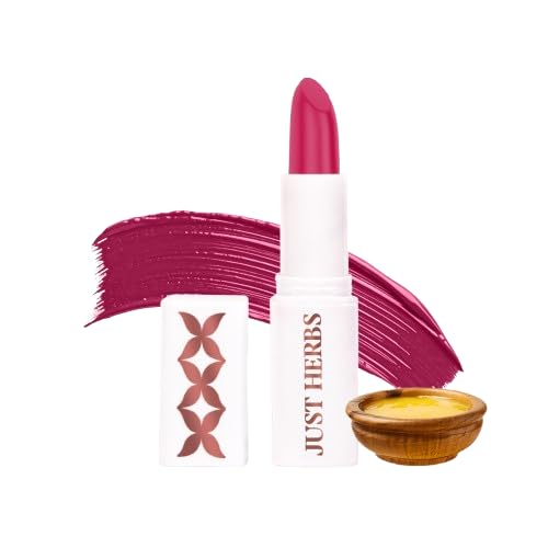 Image of Just Herbs Ayurvedic Lipsticks Half size