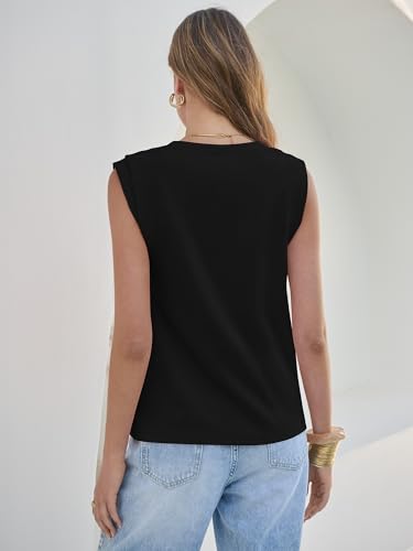 Image of ANRABESS Business Casual Tops for Womens Cap Sleeve Summer Dressy Shirts 2026 Trendy Work Office Outfits Clothing