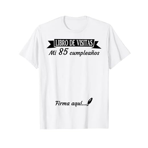 85 Años Cumpleaños Regalo Divertido Libro de Visitas Diseño Camiseta