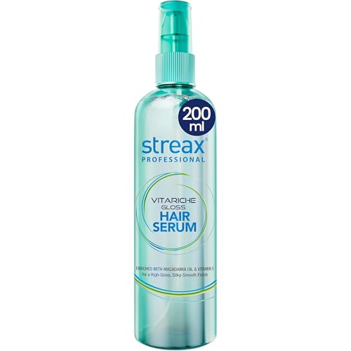 Streax Professional Vitariche Gloss Hair Serum, 200ml|for Dry Fri...