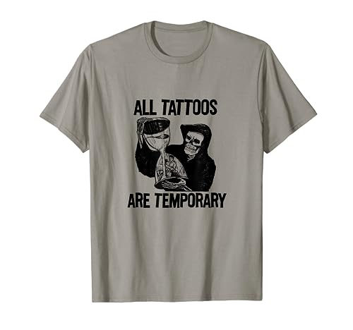 Funny Grim Reaper Con Tatuaje De Reloj De Arena Cami