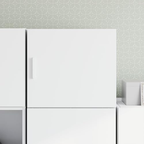 INLIFE Armoire Murale Blanc 45x42,5x40 cm Bois d'ingénierie Meubles,Armoires,Meubles de Rangement,Buffets,bahuts White 10.6KG