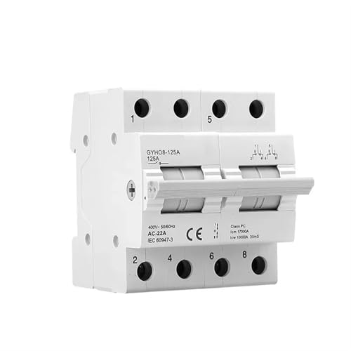 Isolateur CA 63A double puissance pour éviter les courts-circuits de source