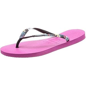 Havaianas Slim Strapped Roze (Hollywood Rose) Rubber Volwassen Slippers Sandalen