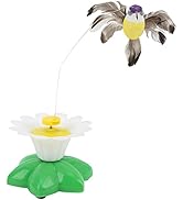 QANYEGN Electric Flying Bird Cat Toy, Electric Bird Teasing Cat Toy with Lifelike Movement Sounds...