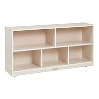 ECR4Kids 5-Compartment Storage Cabinet, 24in, Classroom Furniture