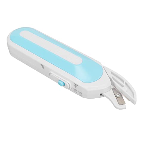 Fockety Electric Scissors, Cordless, Multipurpose, Leather, Felt, Paper, Fabric, Ambidextrous, Ergonomic Handle, Metal Blade, ABS Body