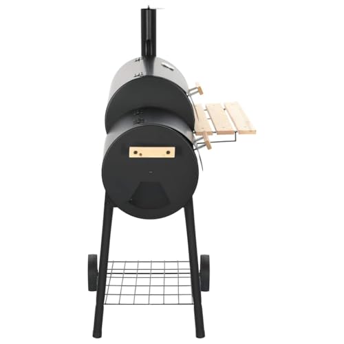 Barbacoa de carbón de acero resistente con placas extraíbles lavables 3