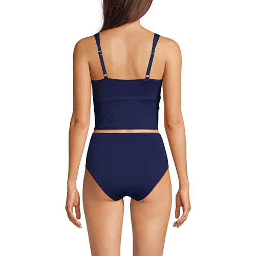 Lands' End Women's V-Neck Wrap Midkini Top2