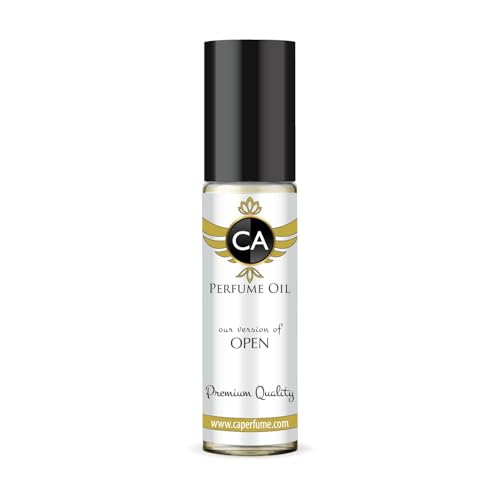 CA Perfume Impression of Open for Men Fragrance Oil Woody Aromatic Scent Long Lasting Cologne for Men Travel Size TSA Ready Mini Parfum Body Oil Roll-on 0.33 Fl Oz 10ml