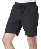 [ポンタペス] サーフパンツ メンズ ロング丈 PR-4900 ボードショーツ 水陸両用 水着 無地 単色 無地 大きいサイズ 2XL ブラック [05]