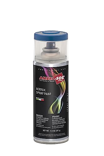 Ambro-Sol V4005017 Vernis peinture Acrylique Multi-Usage, Peinture Brillante pour Intérieur et Extérieur, Adapté a Tous Type de Matériau, Aérosol En...
