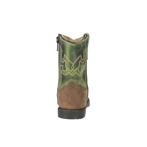 Image of Smoky Mountain Boots Toddlers' Autry Square Toe Leather Western Cowboy Boots