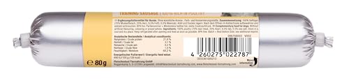 Fleischeslust Meat & Treat Geflügel Wurst (1 x 80 Gramm)