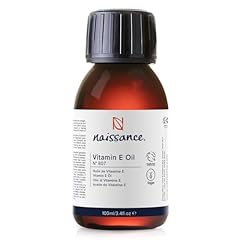Naissance Olio di Vitamina E Naturale (No. 807) 100ml - Naturale - Idratante e Rigenerante - Ideale per Aromaterapia, Cura della Pelle e dei Capelli, Formulazioni Cosmetiche