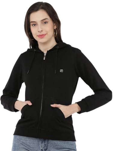 Image of Rupa Softline Zippered Women's Hoodie with Zipper | Trendy Colors| Be Effortlessly You
