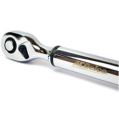 ACDelco Tools ARM317-4A 1/2" Digital Torque Wrench with Angle (5 to 99.5 ft-lbs.) Buzzer, Vibration & Flash Alarm - ISO 6789 Standards Certificate of Calibration