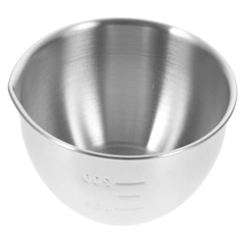 Amosfun bol récipient à légumes récipient à spaghetti plat d'assaisonnement le potage récipient à pâtes contenant cuisine assiette salade marmite à soupe en acier inoxydable vasque en inox