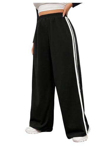 Amazon.com: MakeMeChic Women's Plus Size Striped Elastic