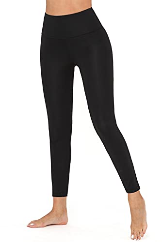 Bamans Hohe Taille Leggings für Frauen Bauch Kontrolle Leggings Damen Sport Leggings Gym Yoga Running Leggings (Schwarz,Small Cover