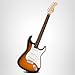 Fender Squier Debut Series Stratocaster Electric Guitar, Beginner Guitar, with 2-Year Warranty, Includes Free Lessons, 2-Color Sunburst with Matte Finish