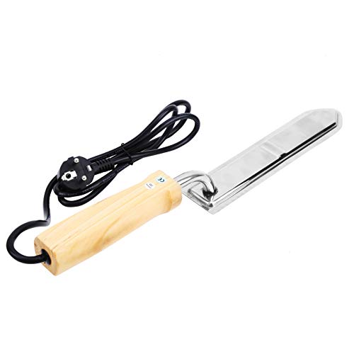 Coltello Elettrico per Sblocco del Attrezzatura per Estrattore di Strumento per Apicoltura Estrattore di in Acciaio Inossidabile Raschietto per Lama a Riscaldamento Rapido