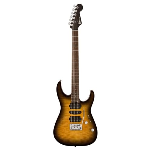 E-Gitarren Charvel MJ DK24 Dinky HSH 2PT W Mahogany Antique Burst - Chitarra elettrica