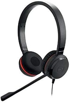 JabraEvolve 20SE MS Stereo Headset with Microphone Binaural Headband Black – Headphones with Microphone (Call Center/Office, -10 – 50 °C, -30 – 80 °C, Regional, Headband, Black)
