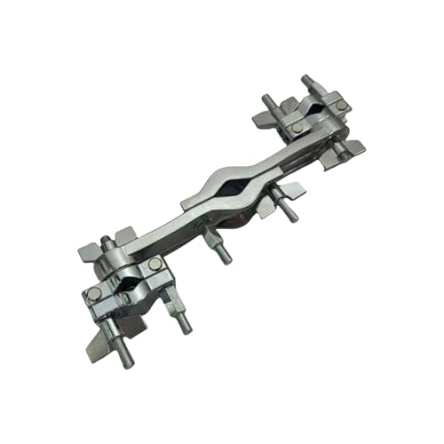Práctico Abrazadera Extensión para Batería Doble Soporte para Platillos Brazo Extensor Soporte Abrazadera para Montar Platillos miniatura 3