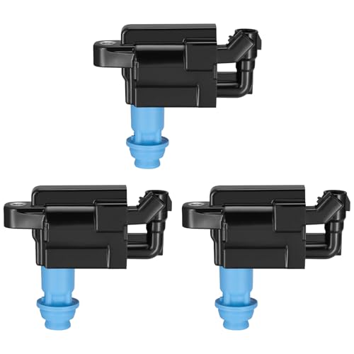 Image of 3-Pack UF228 Ignition Coils Compatible with Lexus GS300 1998-2005, IS300 2001-2005, SC300 1998-2000, Compatible with Toyota Supra 1998, 3.0L L6 - Replaces C1153 9091902216 UF-228