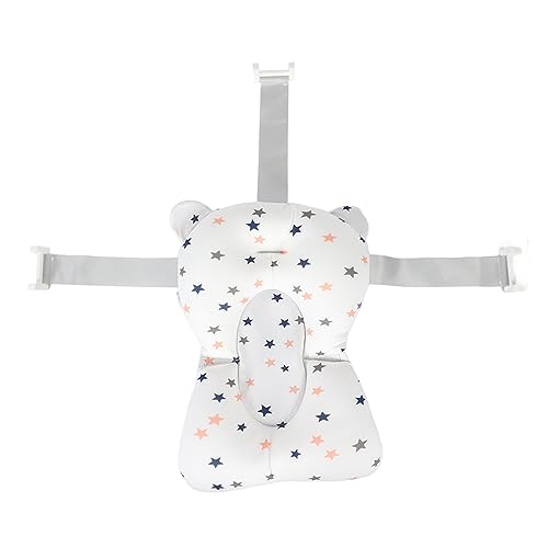 Baby Bath Pad, Breathable Soft Sink Baby Bath with Connectable Bath Mat, Bathtub Mat, Adjustable Nonslip Newborn Toddler Bath Cushion for 0 to 12 Months