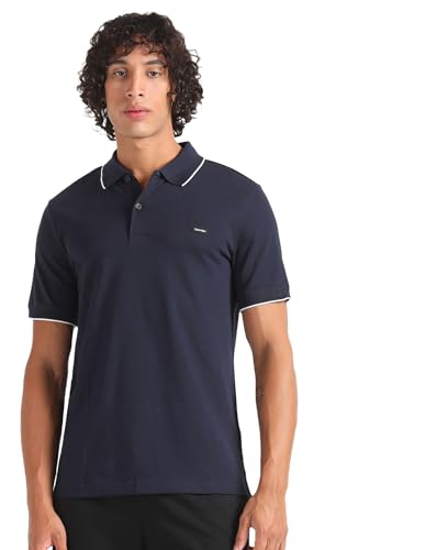 Calvin Klein Polo Stretch Coton piqué Homme Calvin Klein Polo Stretch Coton piqué Homme