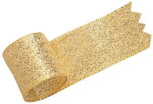 （まとめ） タカ印 グランドメタルリボン 18mm&times;20m 金 50-7400 1巻 【&times;5セット】