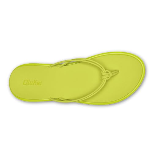Image of OLUKAI Aka Women's Beach Sandals, Water-Friendly Flip-Flop Slides, All-Day Comfort & Support, Stylish & Vibrant Colors