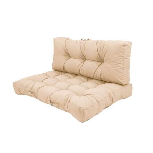 Déco Arts Coussins de Palette - Lot de 2 Matelas Palettes pour Salon de Jardin ou Banquette -...