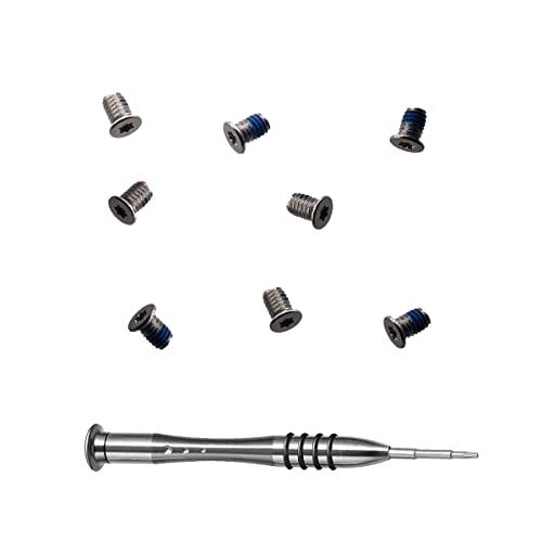 DELL XPS 17 9700 9710 9720|Precision 5750 5760 5770の底面に完全対応!銀色のT5トルクスネジM2.5x4 8個入り,T5ドライバーも付属しています