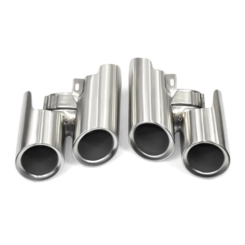 Tuyau d'échappement Panamera 2014-2016 embout pot d'échappement quadruple rond noir
