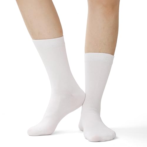 BAMBOO COOL Women's Dress Socks Bamboo Viscose Thin Breathable Crew Socks for Women, Casual Lightweight Comfort 8 Pack2