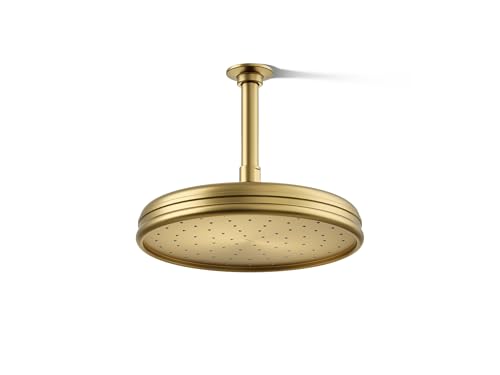 Kohler 13693-2MB Traditional 10" single-function rainhead, 2.5 gpm, Vibrant Brushed Moderne Brass by Kohler - Used condition - US$871.99