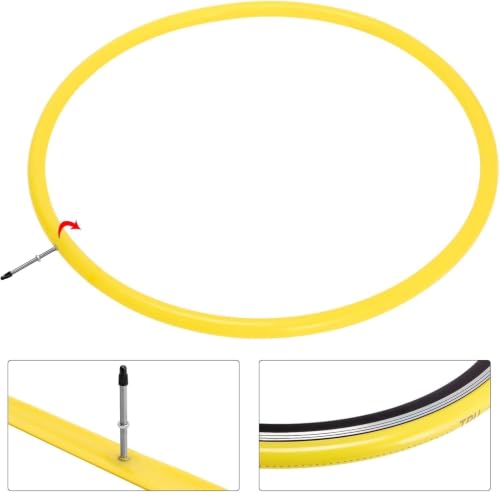 Image of YunSCM 700C TPU Bike Tubes 700x28 /35C 80mm Presta Valve Ultralight Tubes | Fit 700x28C 700x32C 700x35C Lightweight Bicycle Tubes with Repair Patches, Rim Strips, Set of 2