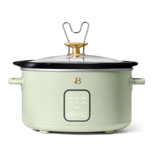 Beautiful 4-Quart Slow Cooker with Touch-Activated...