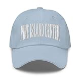 Merch Town Pine Island Center Baseball Cap Pine Island Center Dad Hat Florida FL Hat Embroidered Souvenir Light Blue
