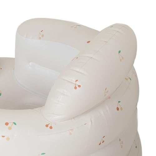Chaise de douche gonflable imprimé cerise pour le bain de bébé - 6