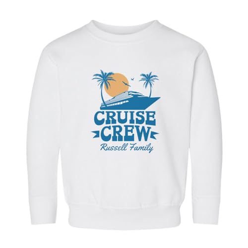 Cruise Crew Russell Family Kids Sweatshirt Toddler 5T White