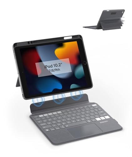 EIP Bluetooth Keyboard Case for iPad 10.2 inch (7th/8th/9th...