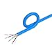 Cables Direct Online 1000ft Cat5e Solid 24AWG Cable UTP Cat5 Bulk Pull Box Network Copper Clad Aluminum Wire (Unshielded (UTP), Blue)